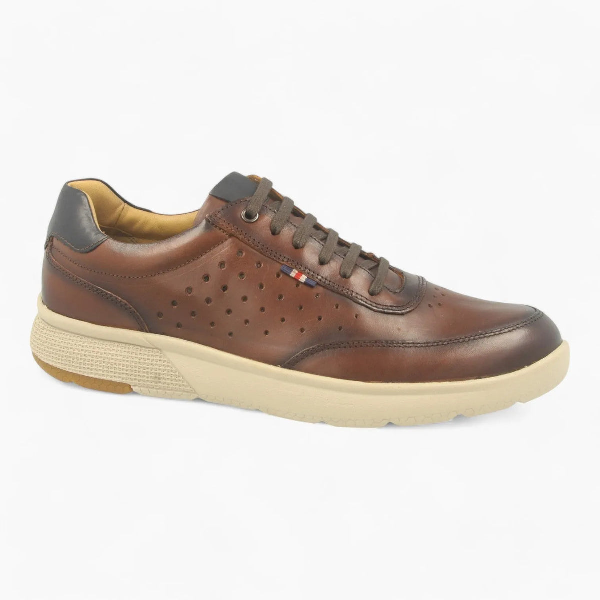 Dubarry Bragg Men&#39;s Casual Shoes – Lightweight Leather Lace-Up - Leavys Shoes