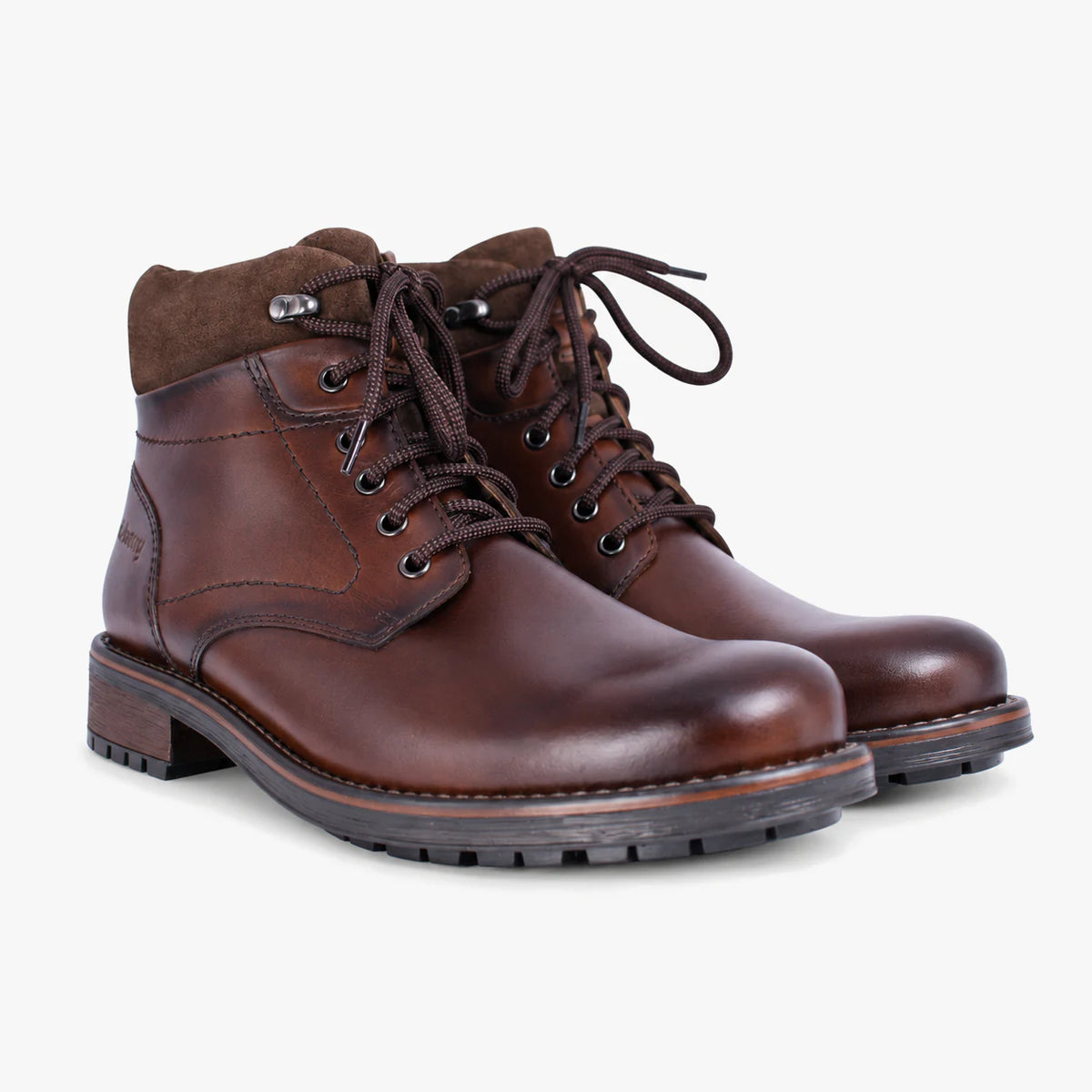 Dubarry Sack Men's Lace-Up Ankle Boots - Chestnut, pair view