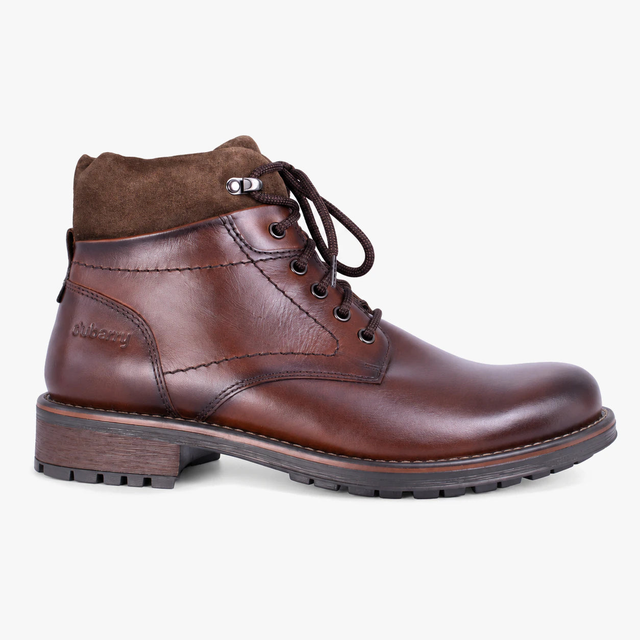 Dubarry Sack Men's Lace-Up Ankle Boots - Chestnut, side view
