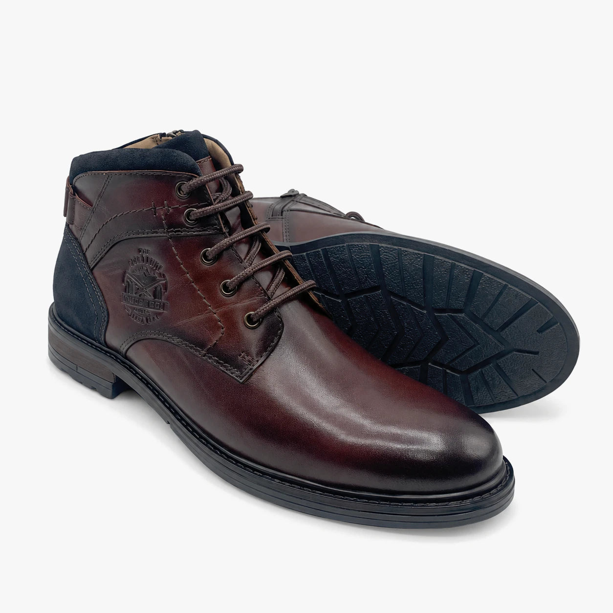 Dubarry Saint Men's Lace-Up Ankle Boots - Brown, sole detail view
