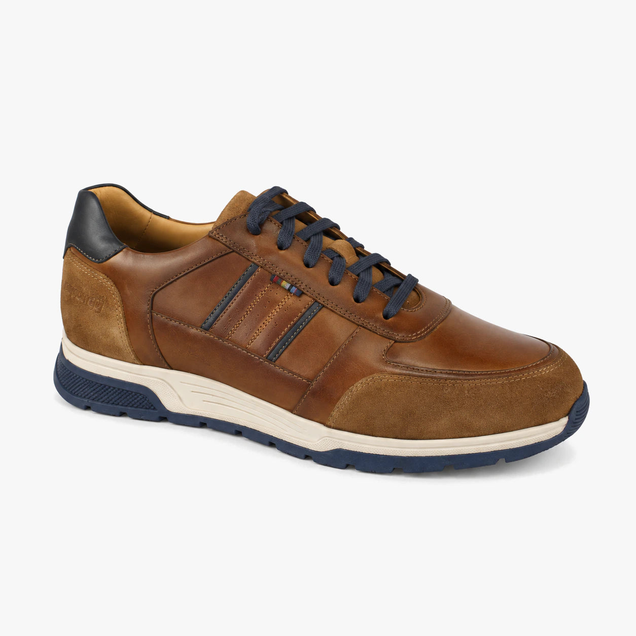 Dubarry Sarris Men's Casual Trainers - Tan, angled view
