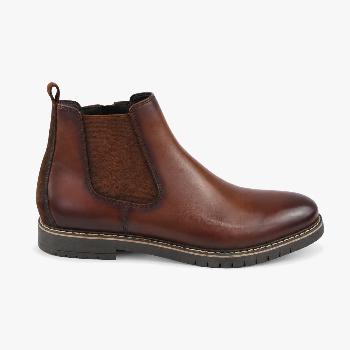 Dubarry Seth Men's Chelsea Boots - Whiskey, side view