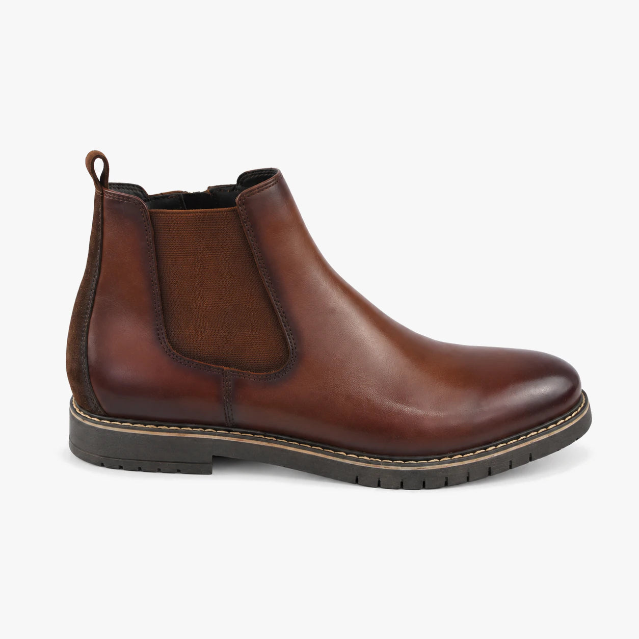 Dubarry Seth Men's Chelsea Boots - Whiskey, side view