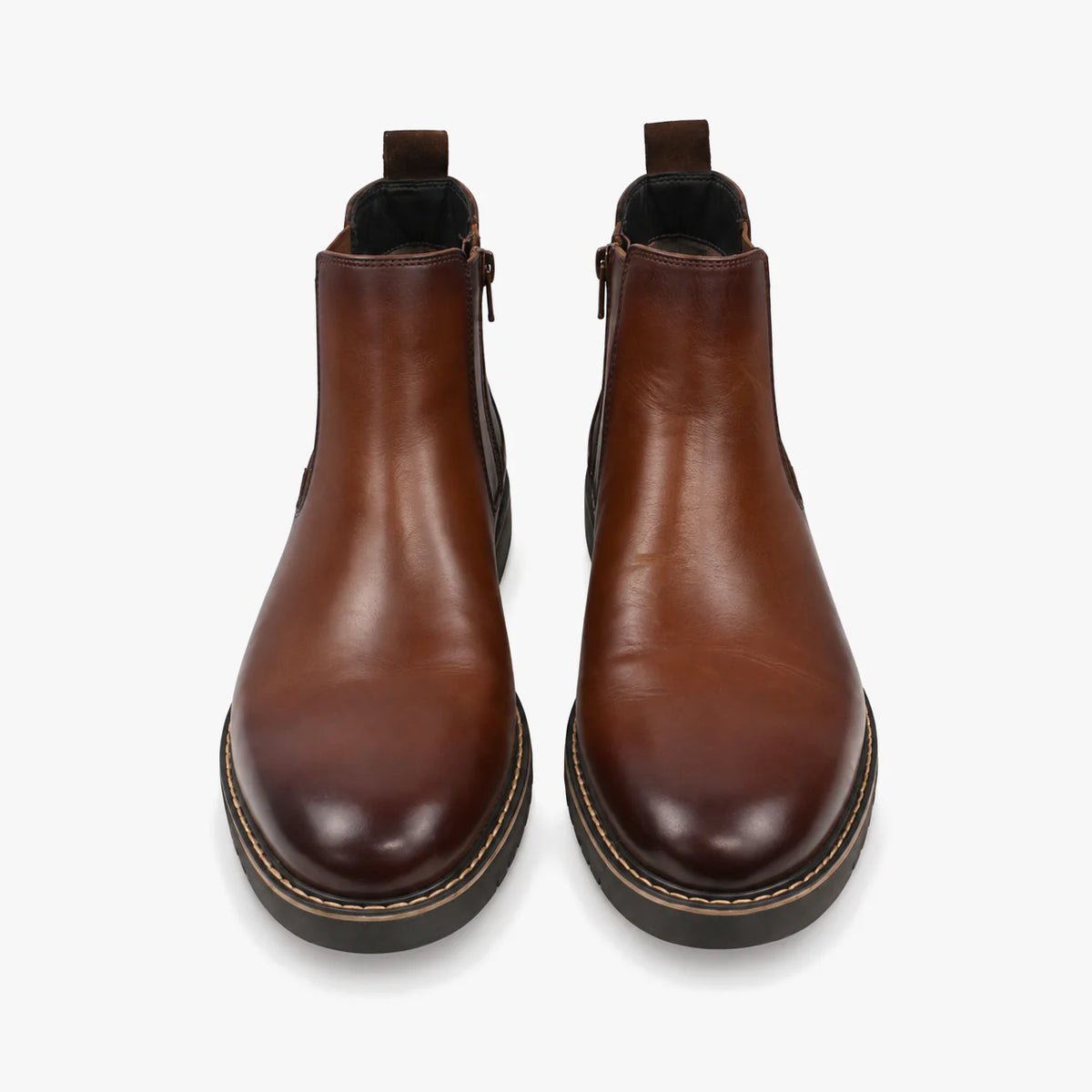 Dubarry Seth Men's Chelsea Boots - Whiskey, front view