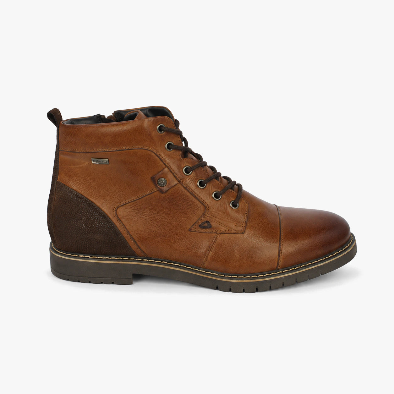 Dubarry Stetson Men's Lace-Up Ankle Boots - Tan, side view