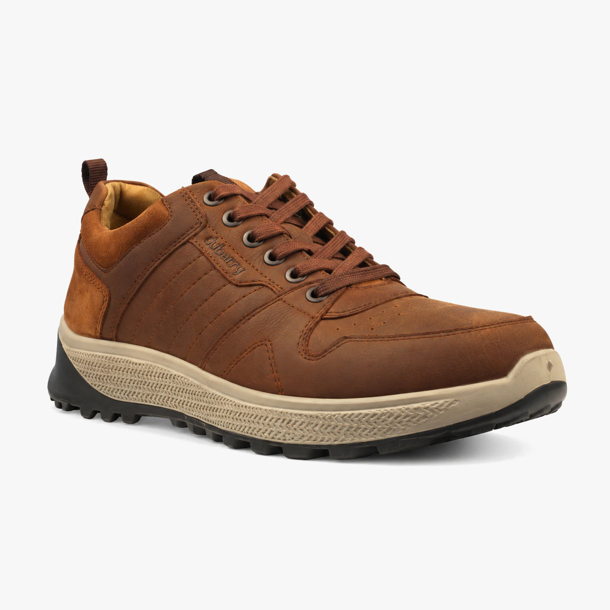 Dubarry Summit Men's Trainers - Brown, angled view