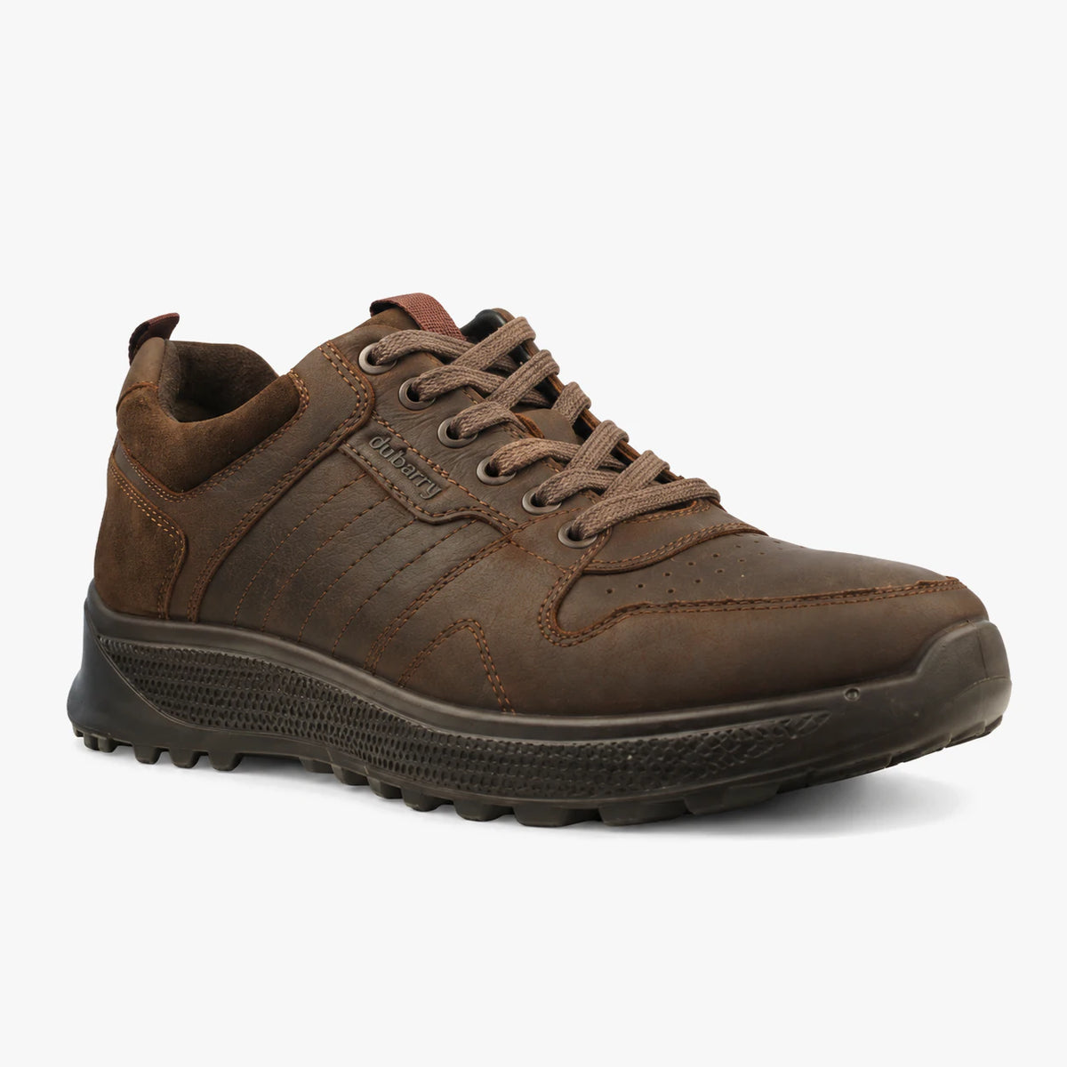 Dubarry Summit Men's Trainers - Mahogany, angled view