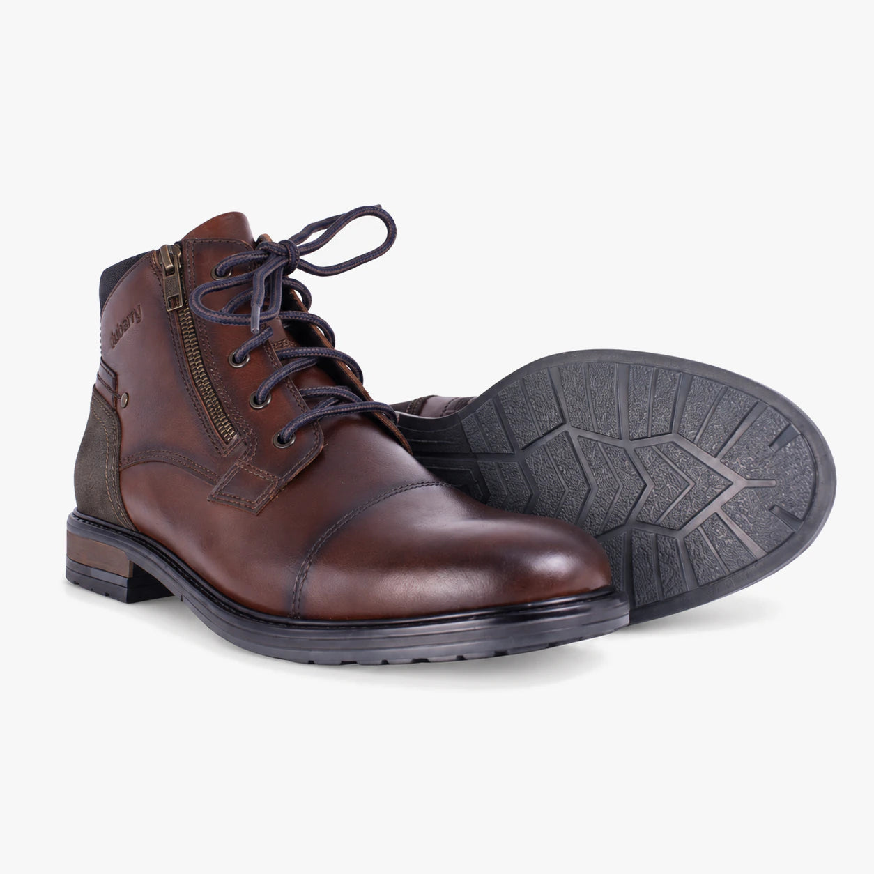 Dubarry Switzer Men's Lace-Up Ankle Boots - Brown, sole detail view
