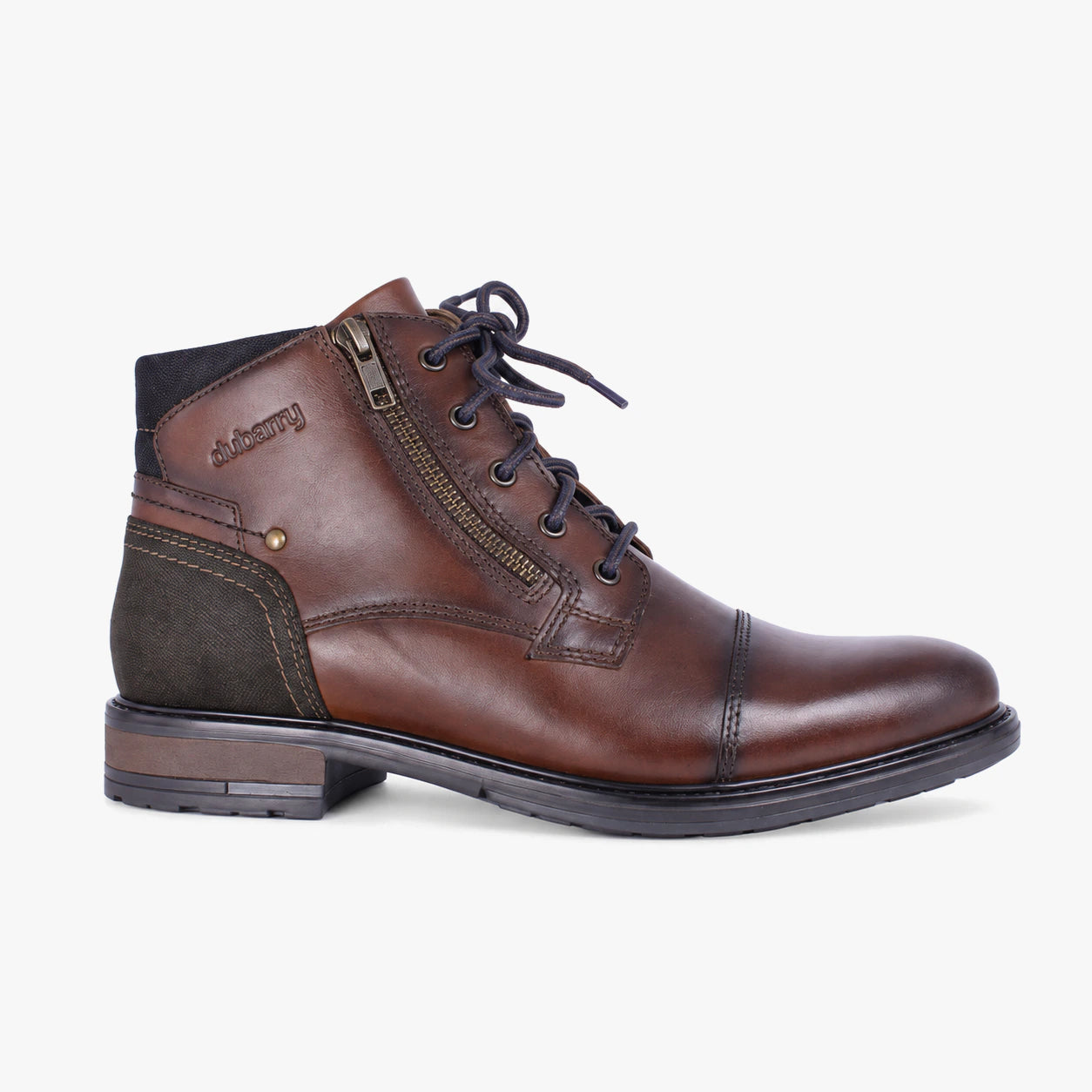 Dubarry Switzer Men's Lace-Up Ankle Boots - Brown, side view
