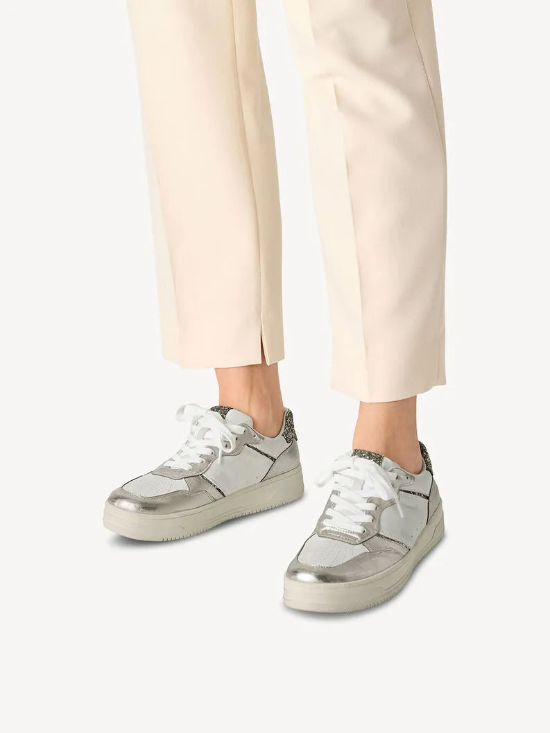 Tamaris Pewter Runner – Trendy & Comfortable Everyday Style - Leavys Shoes