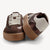 Tamaris Retro Sneaker in Chocolate with Cream Stripe