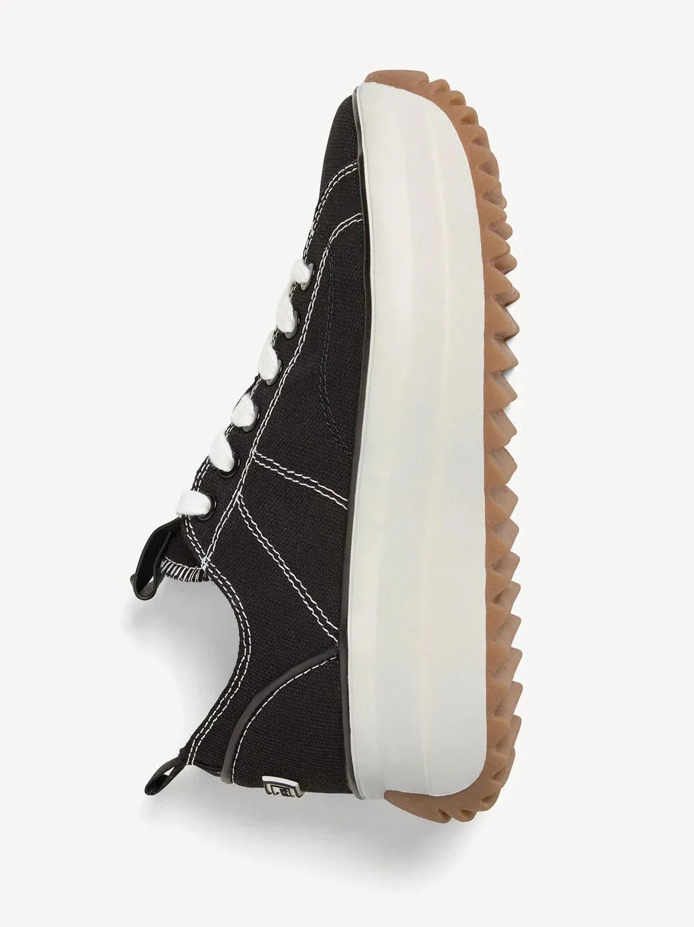 Tamaris Black Lace-Up Runner – Chunky Sole & Everyday Comfortable - Leavys Shoes