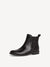 Marco Tozzi Black Leather Chelsea Boot – Classic & Comfortable - Leavys Shoes