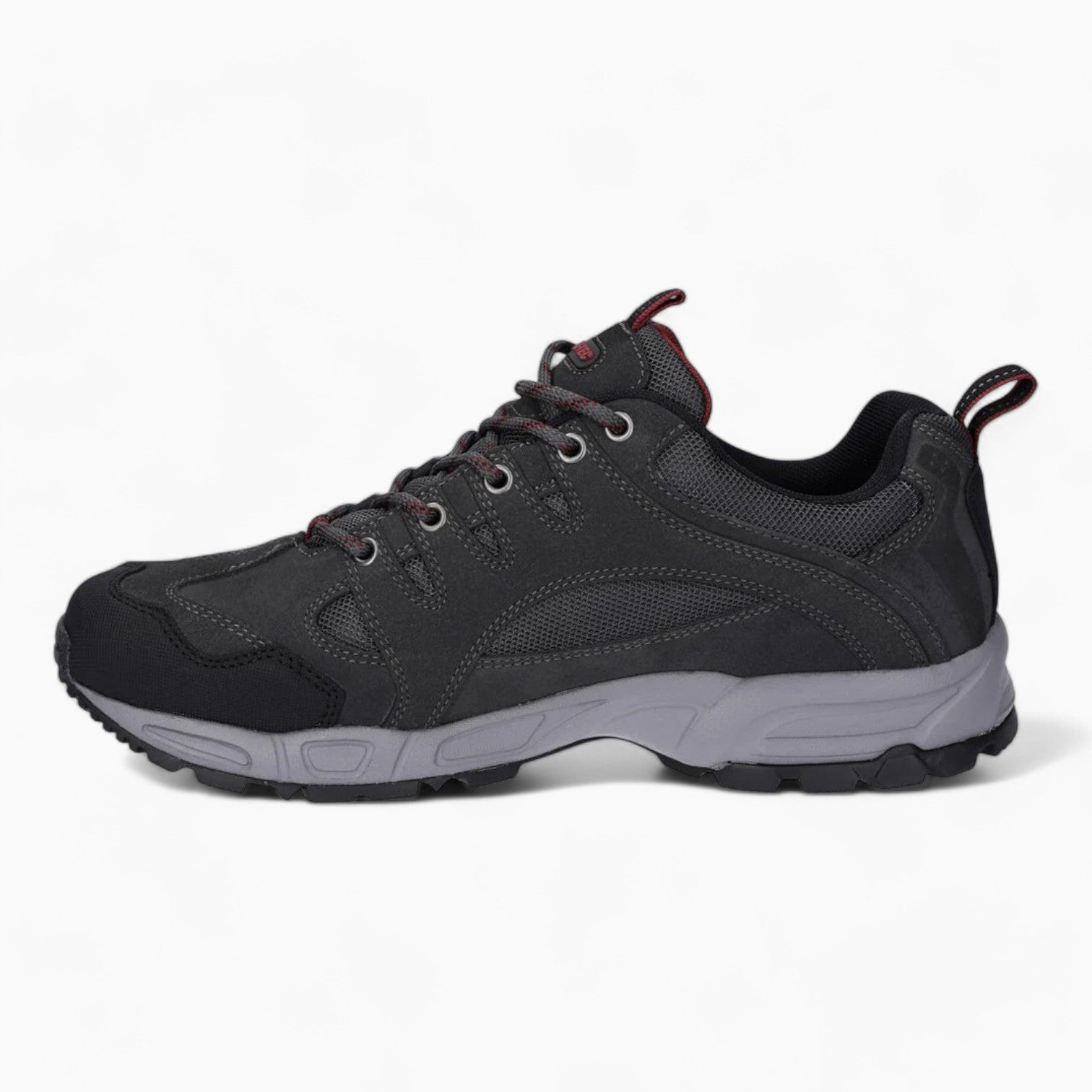 Hi-Tec Auckland Lite Men's Grey Hiking Shoes – Waterproof & Lightweight - Leavys Shoes