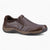 Men's Brown Leather Slip-On Shoes by Hush Puppies – Donald Comfort Fit