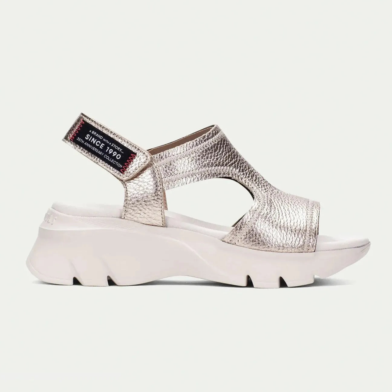 Hispanitas Gold Sports Sandal – Urban Elegance with All-Day Comfort - Leavys Shoes