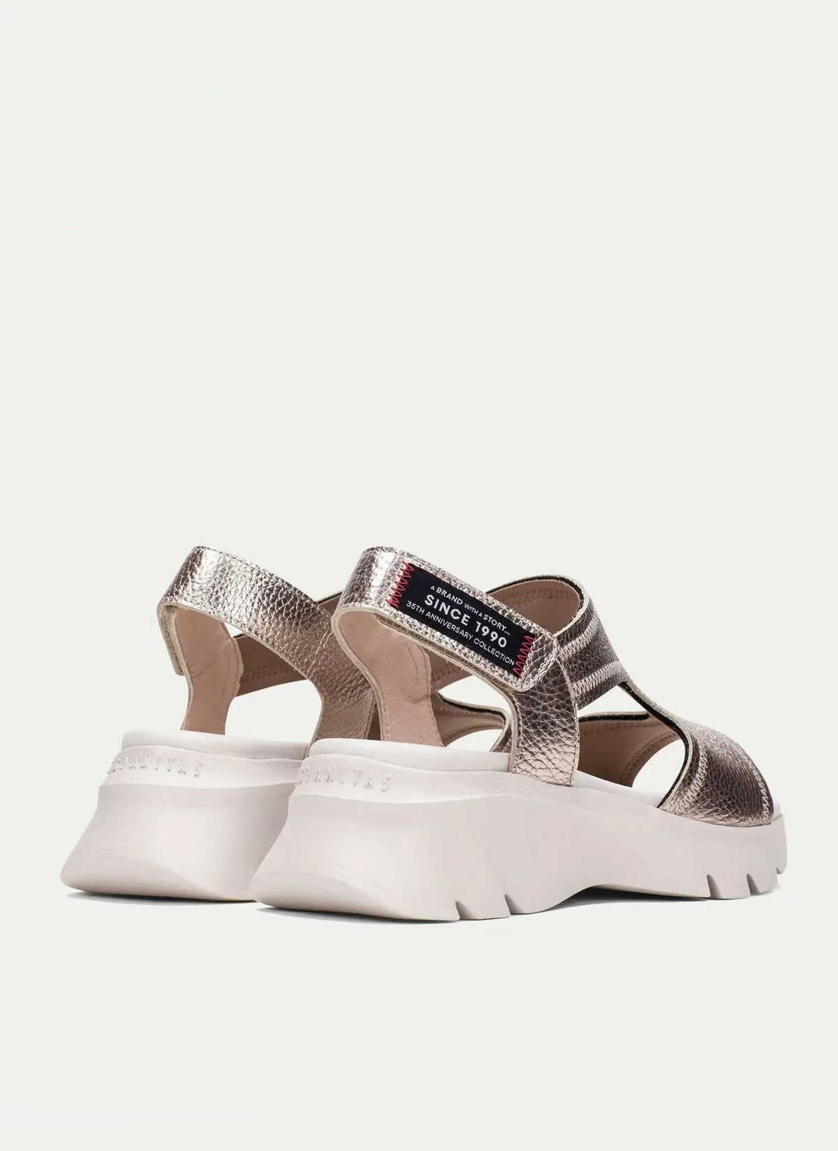 Hispanitas Gold Sports Sandal – Urban Elegance with All-Day Comfort - Leavys Shoes