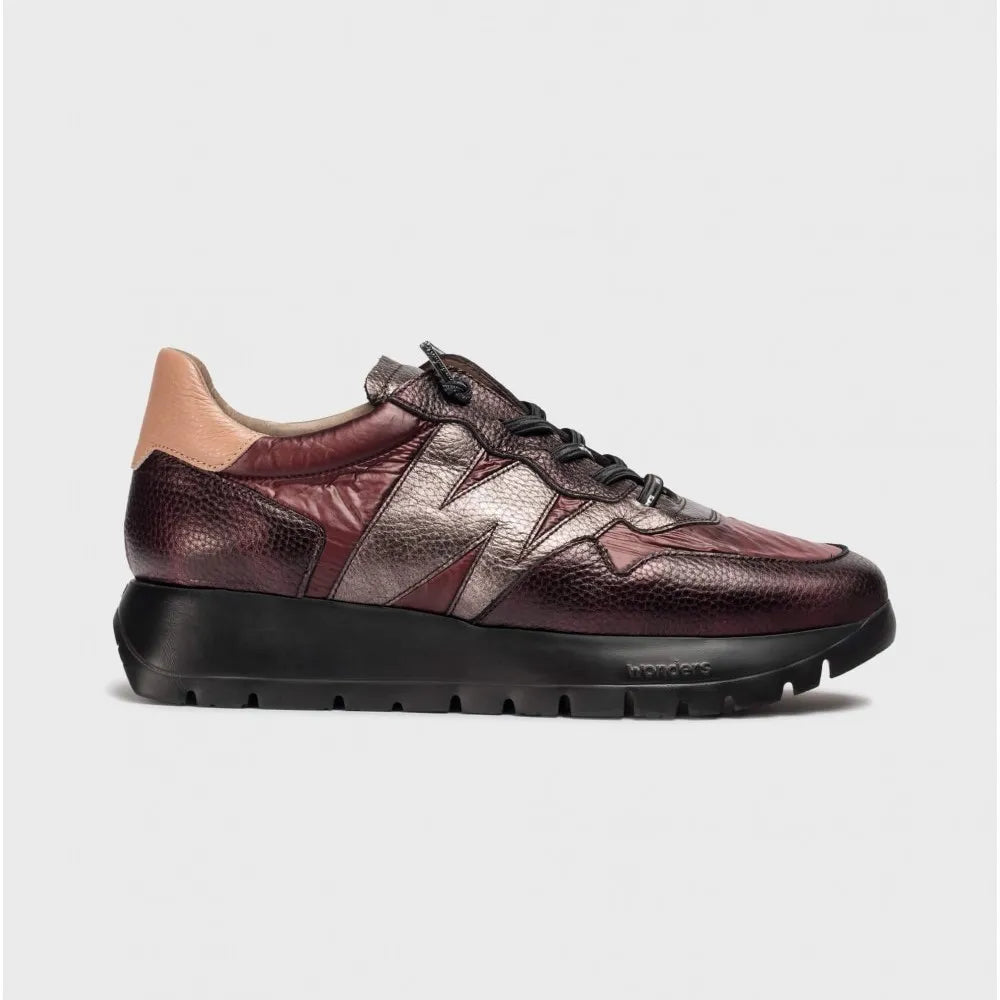 Wonders ODISEI 91 Burgundy Leather WondersFly™ Sneakers