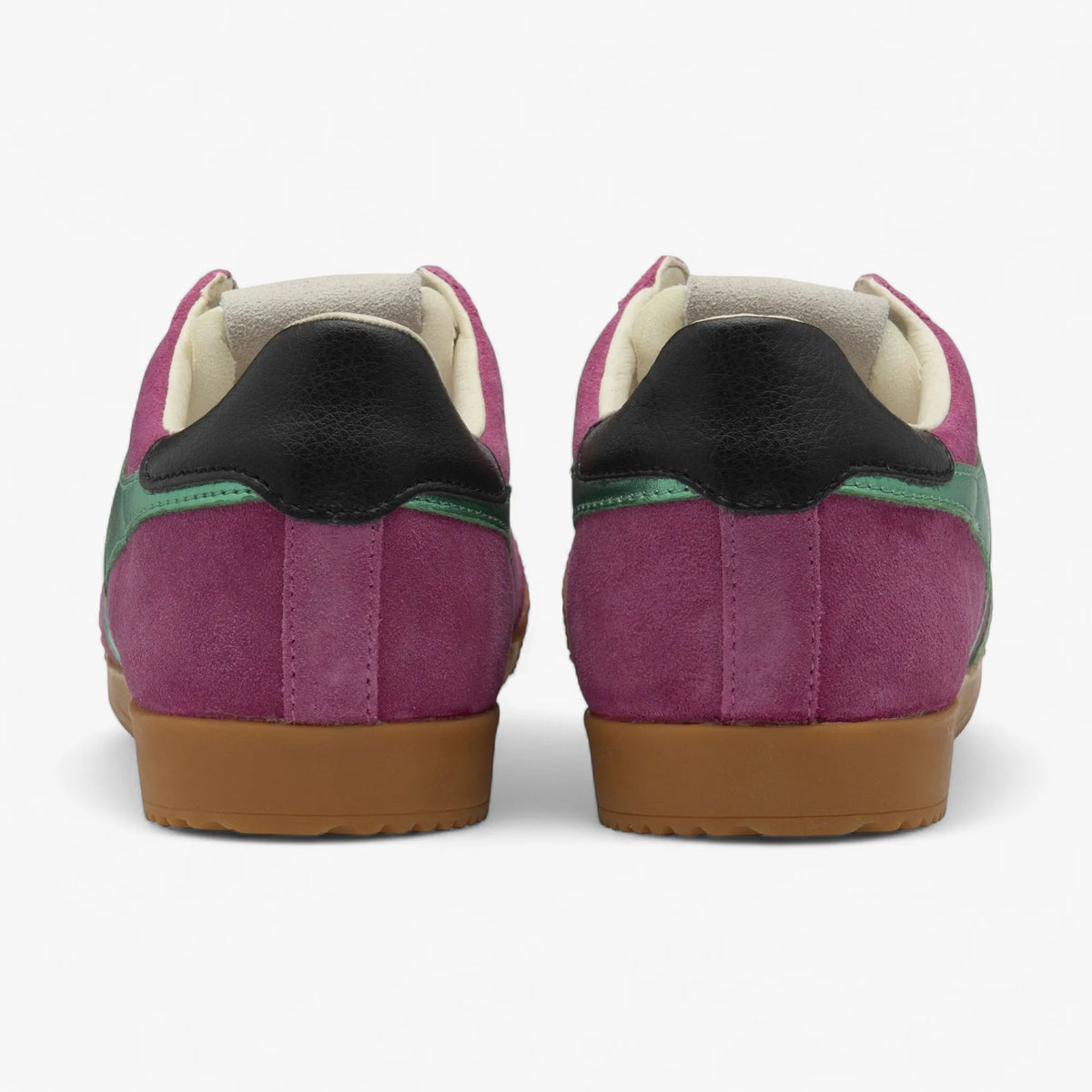 Gola Elan Glitz Women’s Trainers – Fuchsia/Emerald/Black (CLB790KN2) - Leavys Shoes