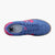 Xti Vegan Suede Platform Trainers, Azul with Pink Trim