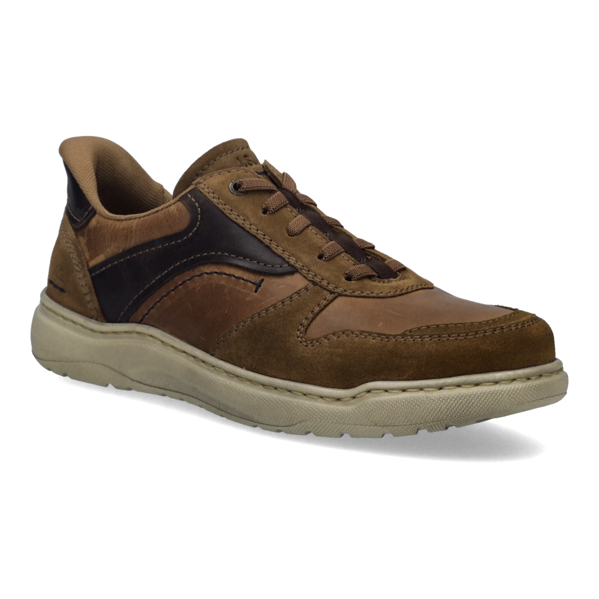 Josef Seibel Baxter 01 in Chestnut Multi, three quarter view