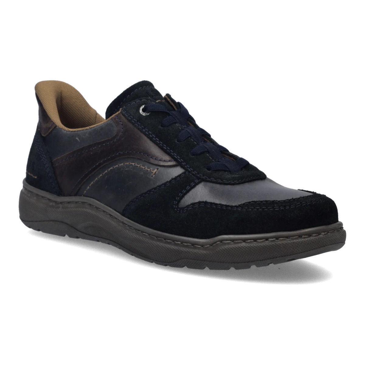 Josef Seibel Baxter 01 in Navy Multi, three quarter view