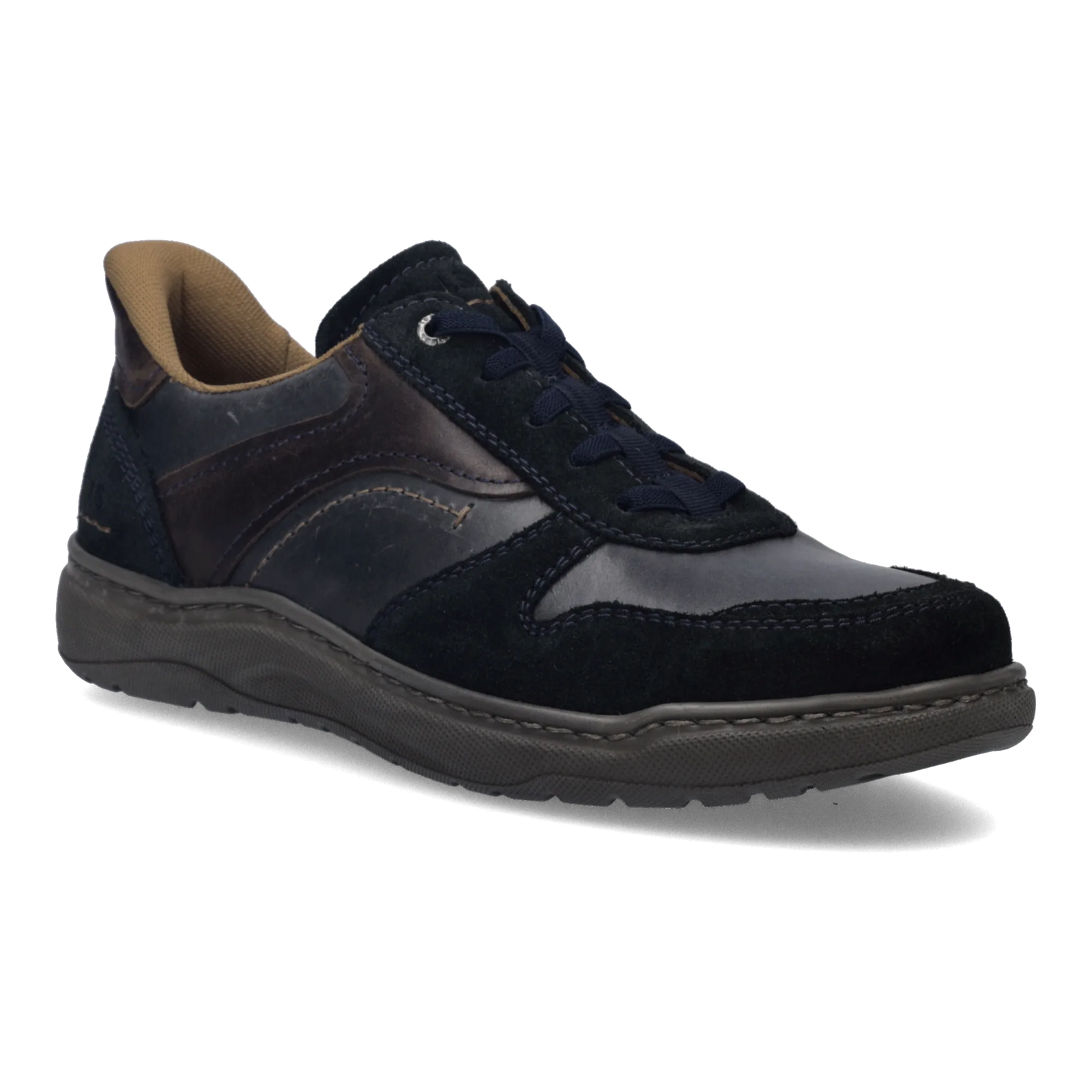 Josef Seibel Baxter 01 in Navy Multi, three quarter view