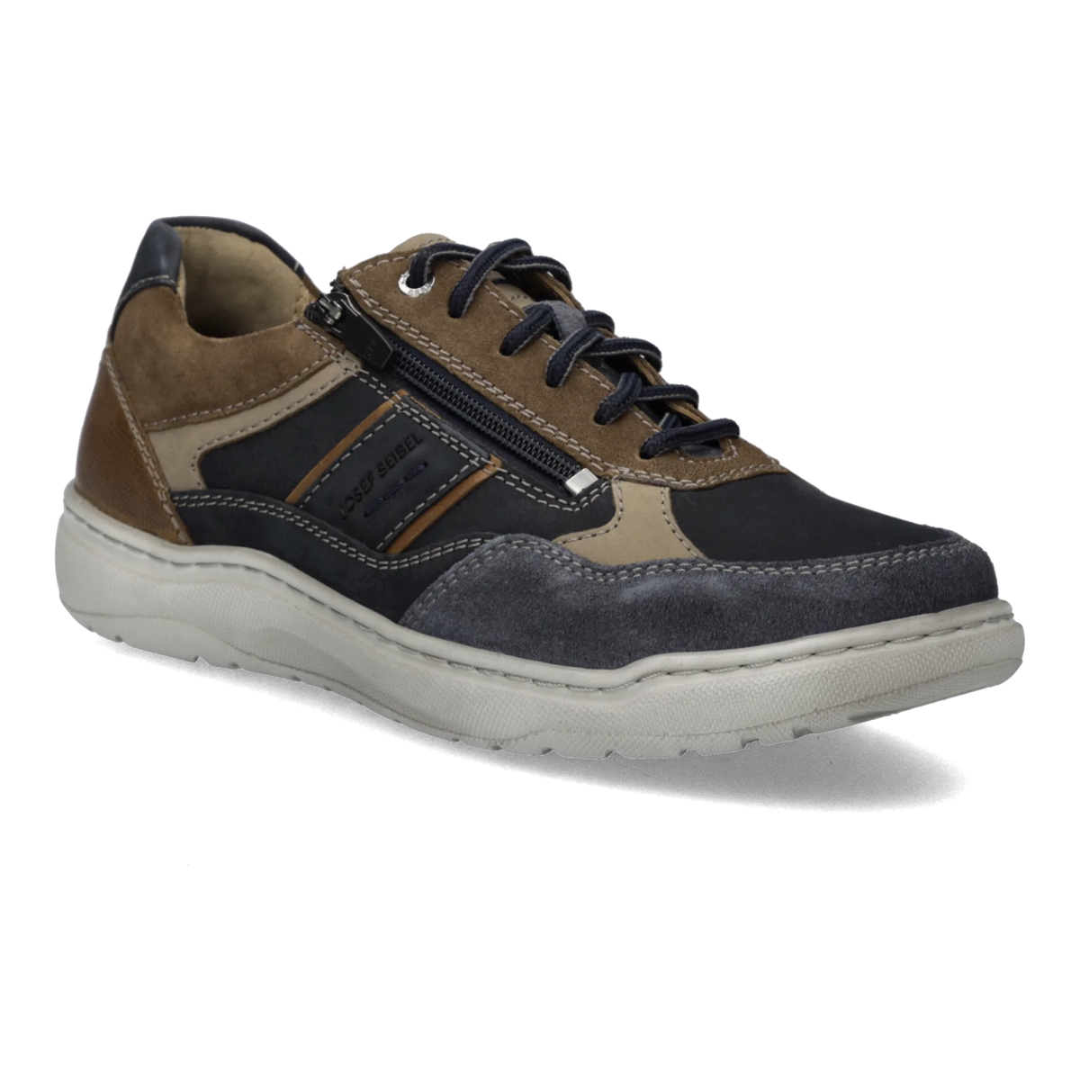Josef Seibel Baxter 06 in Ocean Multi, three quarter view