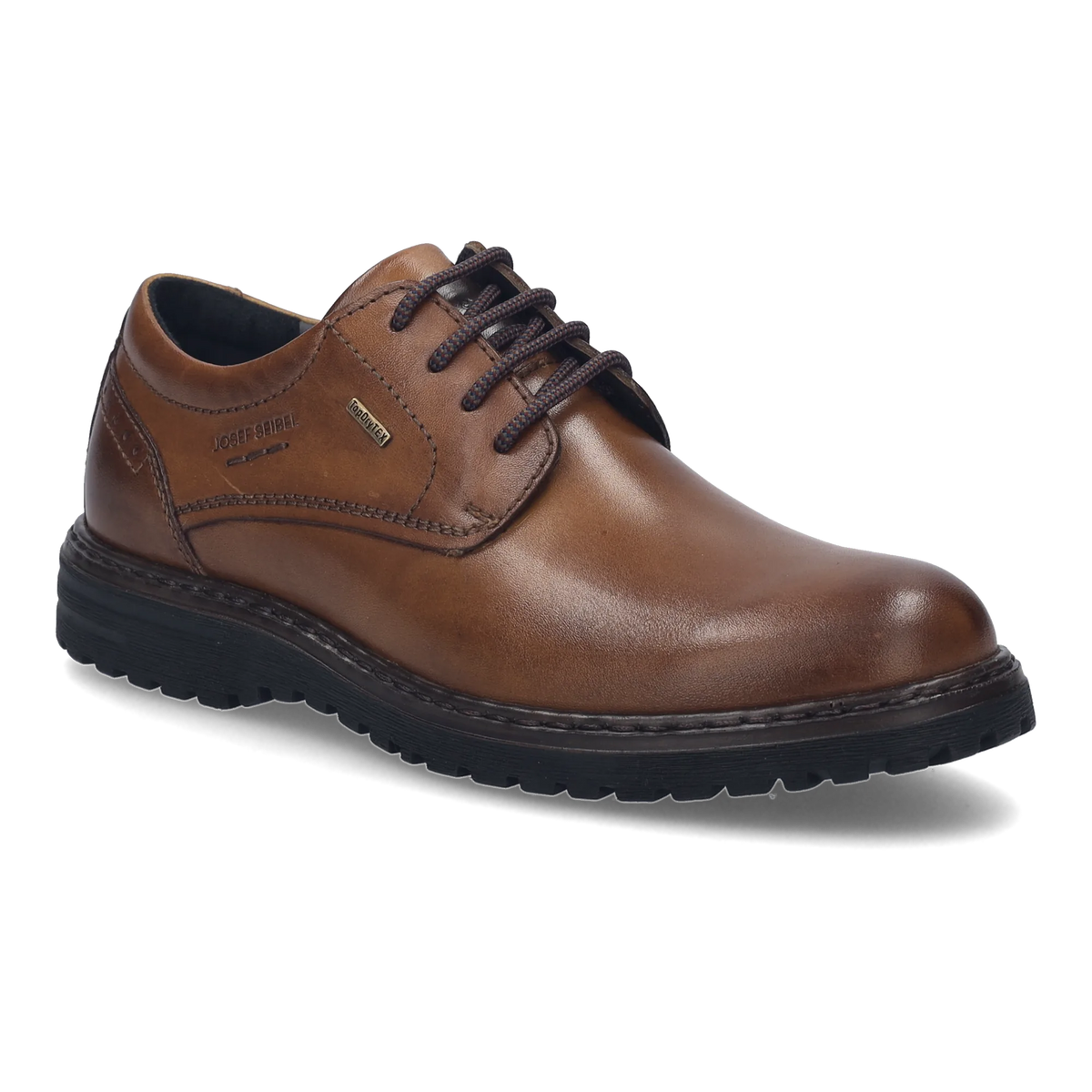 Josef Seibel Erroll 50 in Cognac, three quarter view