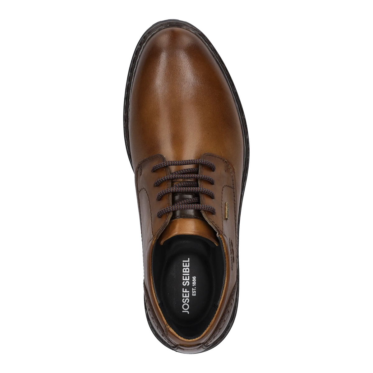 Josef Seibel Erroll 50 in Cognac, top view