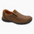 Bell Tan Slip-On Men's Shoe with Black Sole by Dubarry - Leavys Shoes