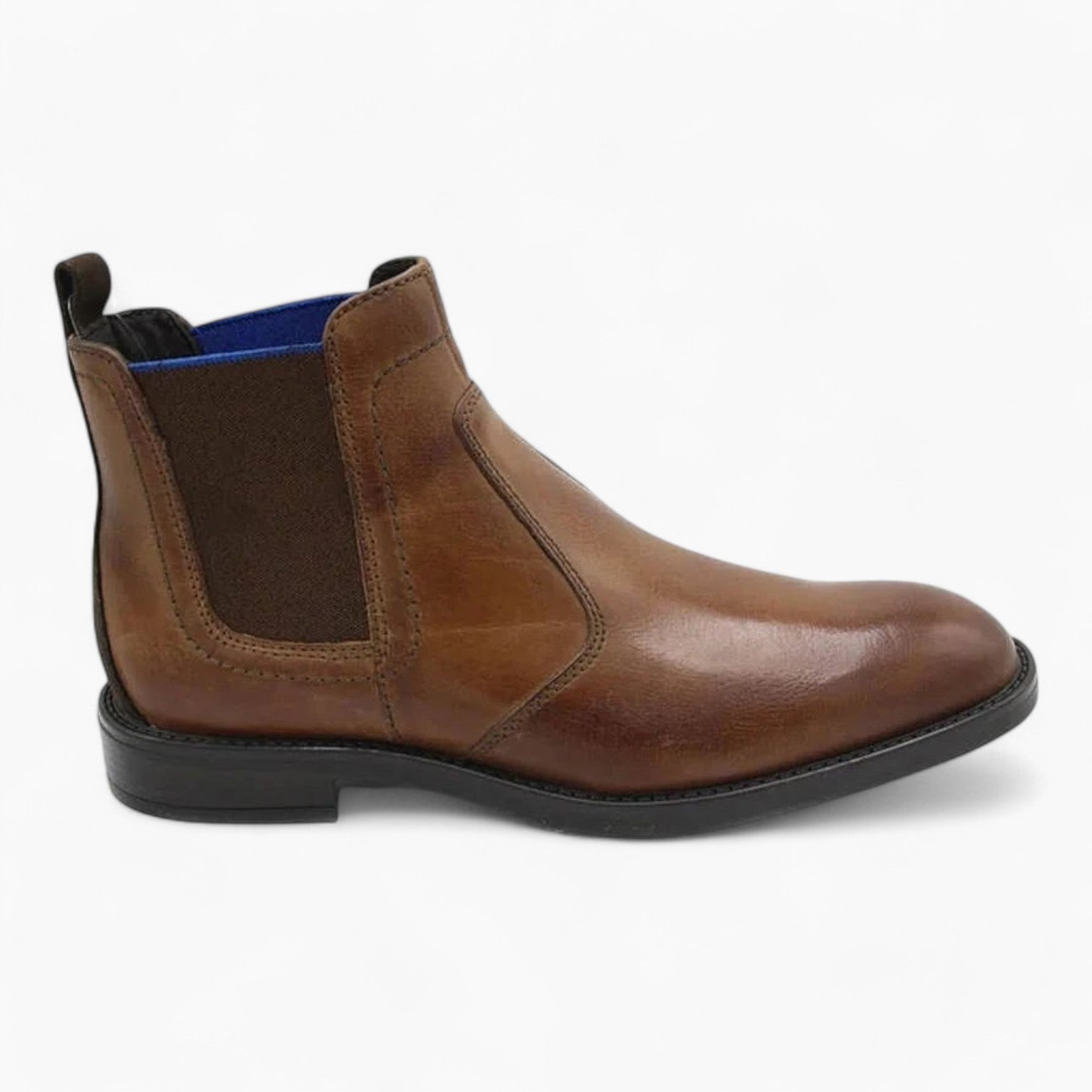 Dubarry Senna Men's Tan Chelsea Boots – Leather Pull-On with Elastic Gusset - Leavys Shoes