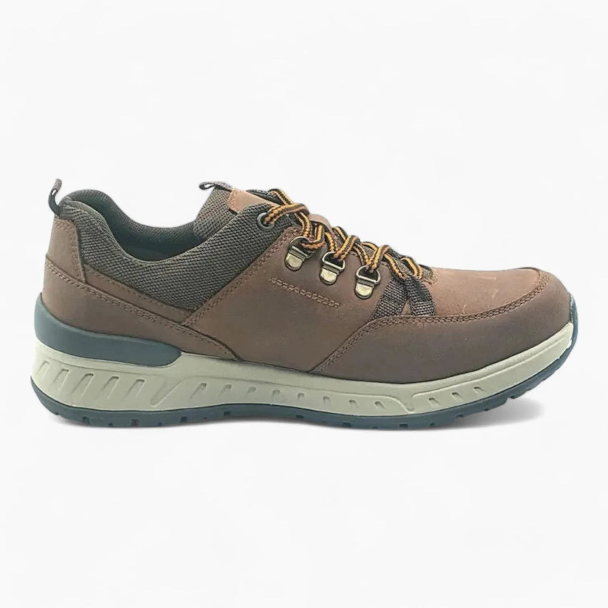Stamford Brown Casual Men&#39;s Shoe with Grey Sole and Dark Brown Details by Dubarry - Leavys Shoes