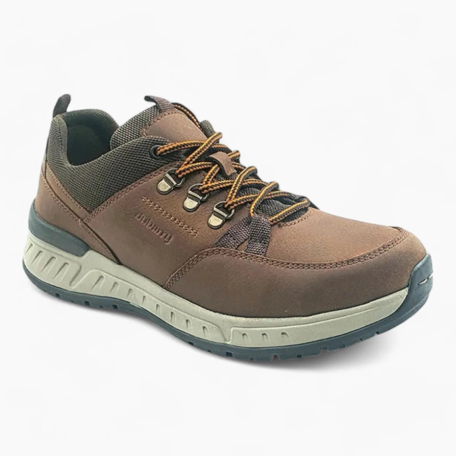 Stamford Brown Casual Men's Shoe with Grey Sole and Dark Brown Details by Dubarry - Leavys Shoes