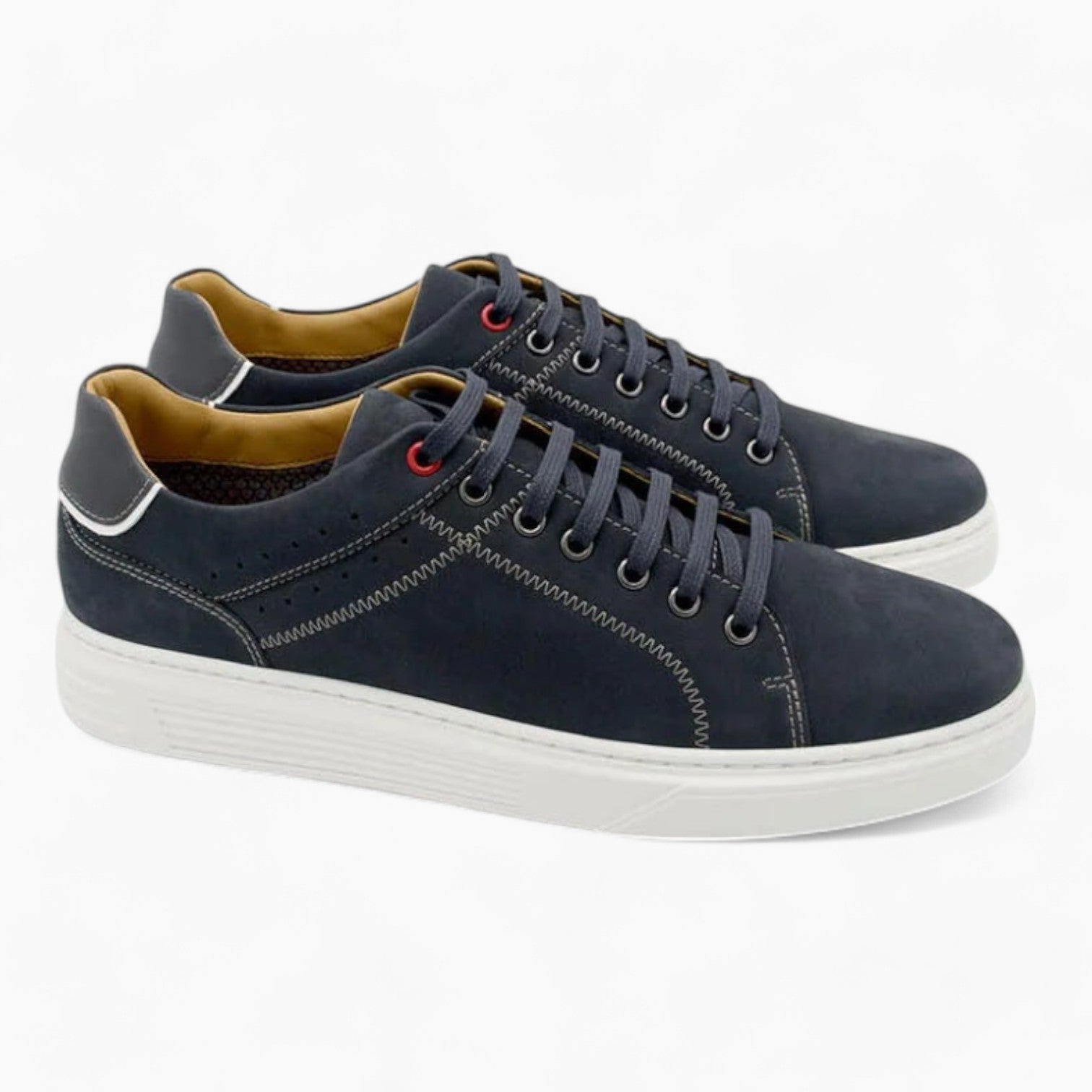 Stash Dubarry Stash Men's Casual Navy Leather Shoes - Leavys Shoes