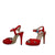 Stunning Red High Heel Sandals