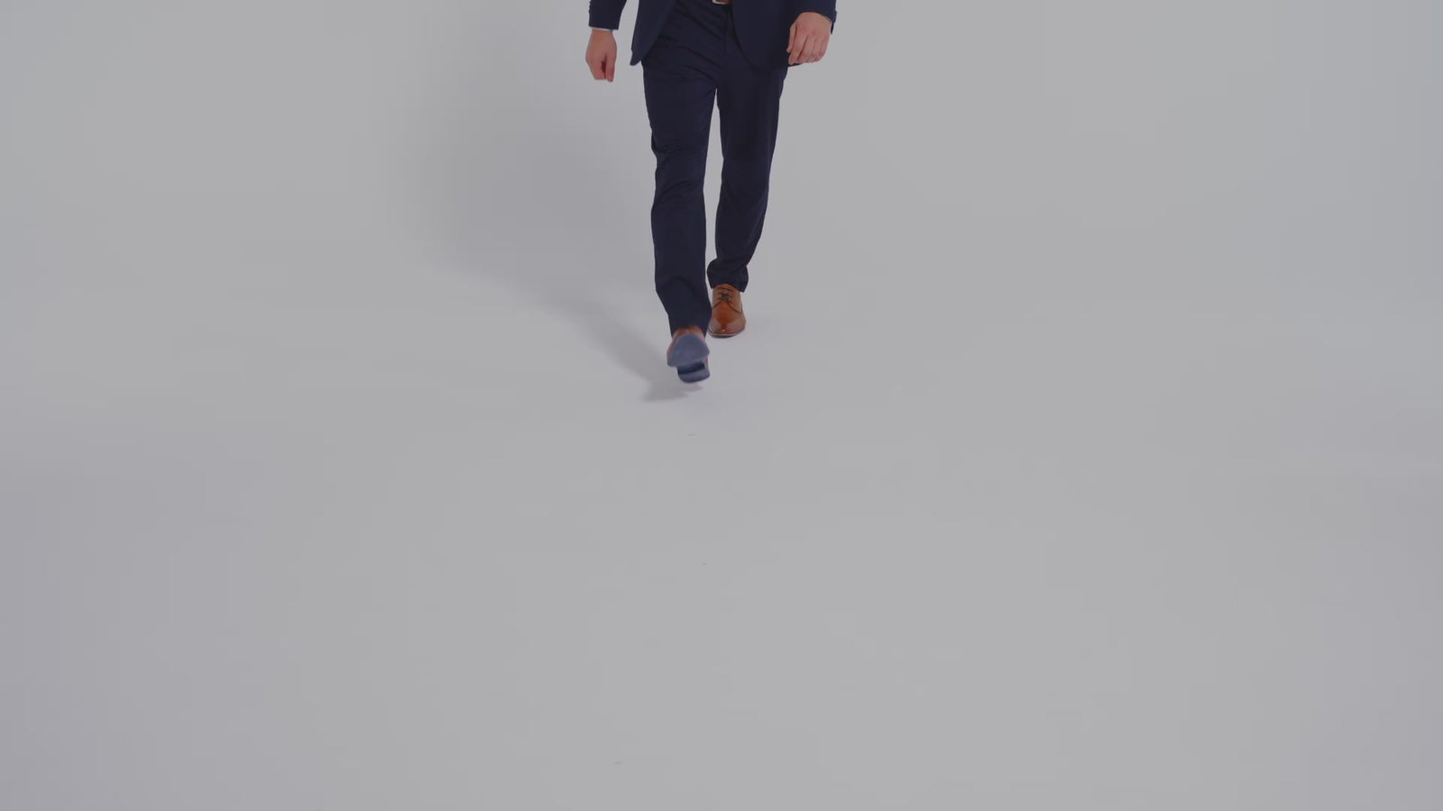 Bugatti Men’s Cognac Leather Derby Shoes with Hand-Polished Finish