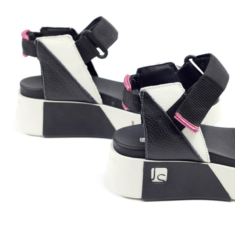 Jose Saenz Black Luxury Gladiator Sandals - Premium Leather Summer Footwear