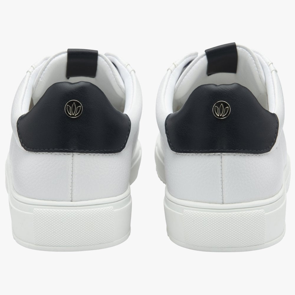 Lotus Leon White Slip-On Trainers for Women - Leavys Shoes