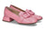Wonders Pink Elein Patent Leather Moccasins for Women