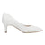 Timeless Pointed Toe Low Heel In White