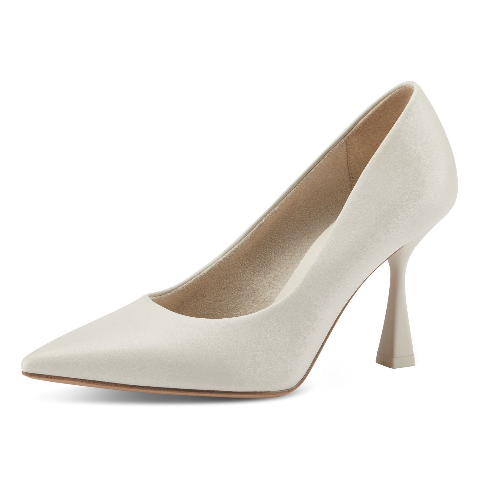 Cream hot sale pump shoes