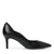 For the Night Black Leather Pumps