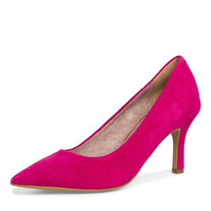 Scarlet Siren Red Pointed Toe Court Shoes
