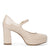 Chic Show Mary-Jane Pumps in Ivory Patent