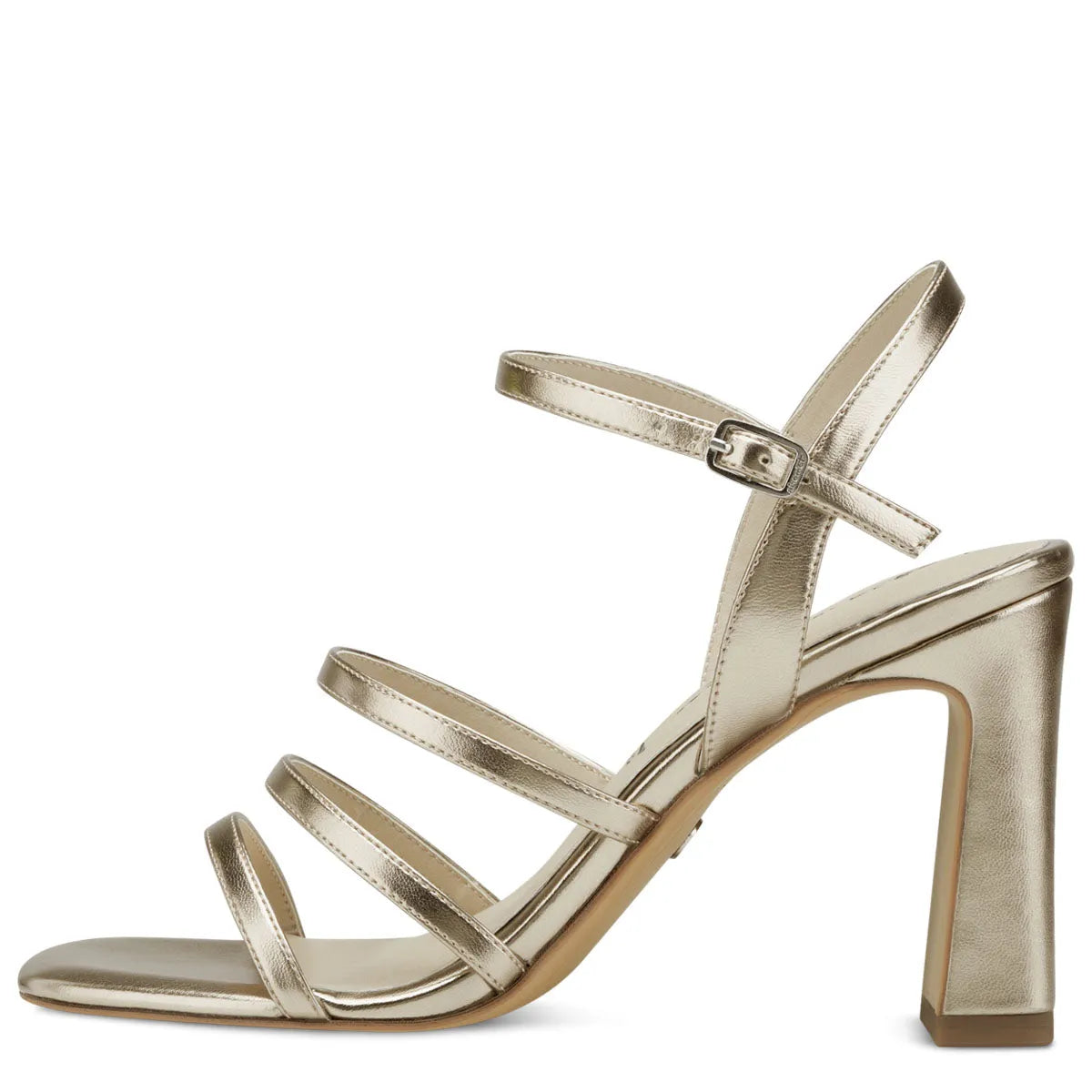 Luxe Look Gold Strappy Sandals – Elegant & Comfortable - Leavys Shoes