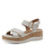 Chunky Flatform Crossover Summer Sandals in Ivory