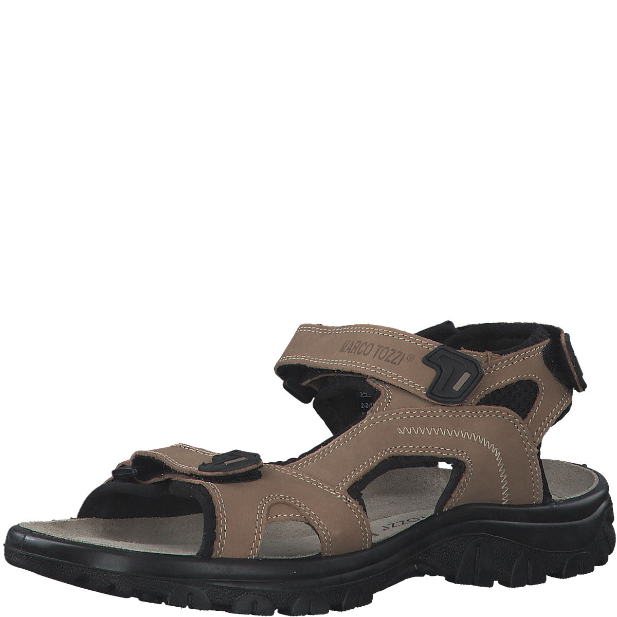 Classic Leather Men's Summer Sandals with Comfortable Footbed