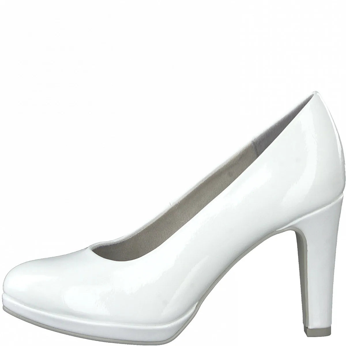 Dress to Impress White Patent Pumps - Leavys Shoes