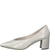 Fancy Glossy Pumps in Cream Patent